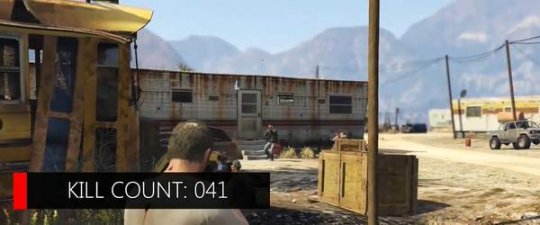 玩家尝试在《GTA5》中当一名好市民 却依然击杀了700多人